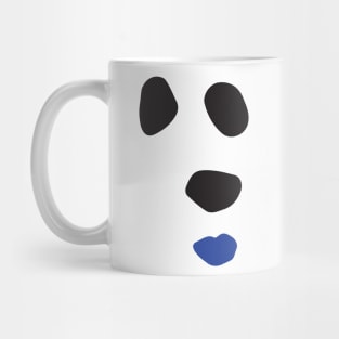 Polar Bear Lipstick blue Mug